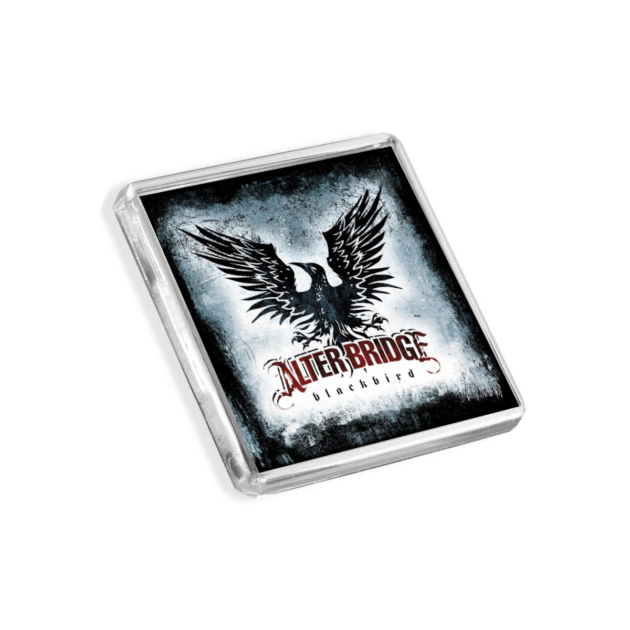 Image of Alter Bridge - Blackbird album cover-inspired fridge magnet on a white background