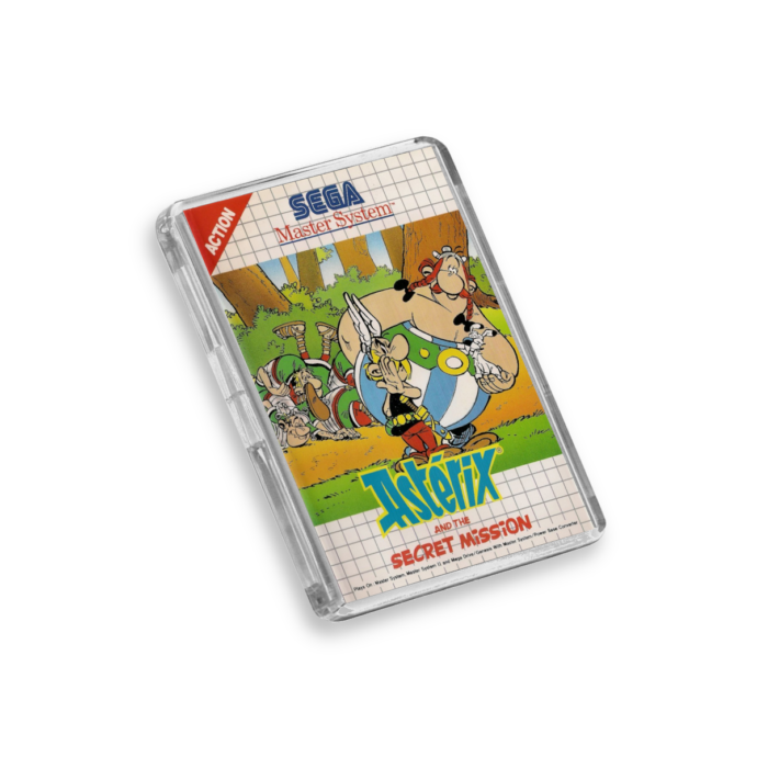 Asterix and the Secret Mission Master System-Inspired Magnet