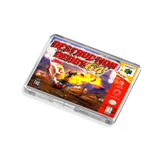 Destruction Derby 64 N64-Inspired Magnet