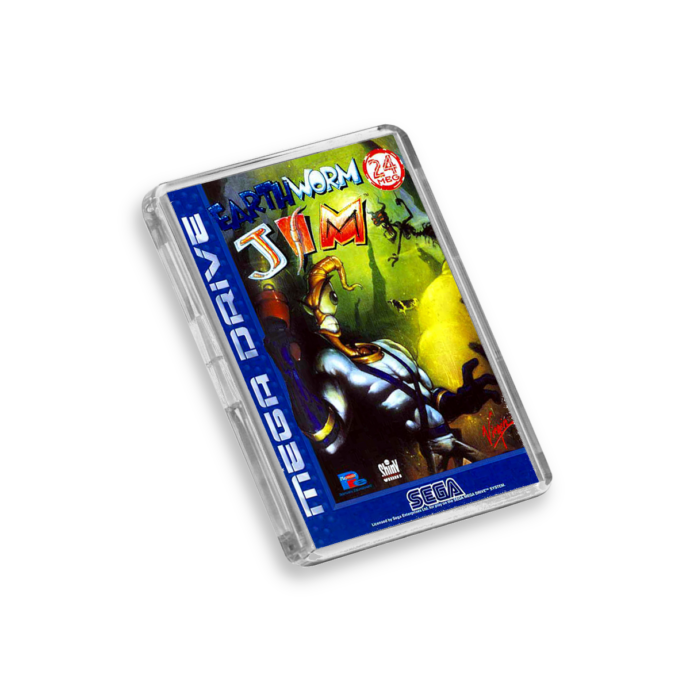 Earthworm Jim Mega Drive-Inspired Magnet