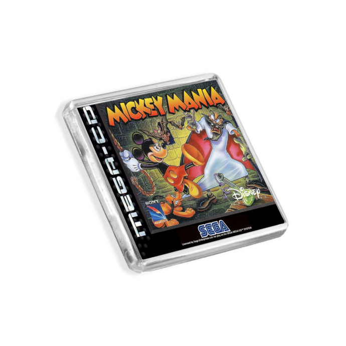 Mickey Mania Mega CD-Inspired Magnet