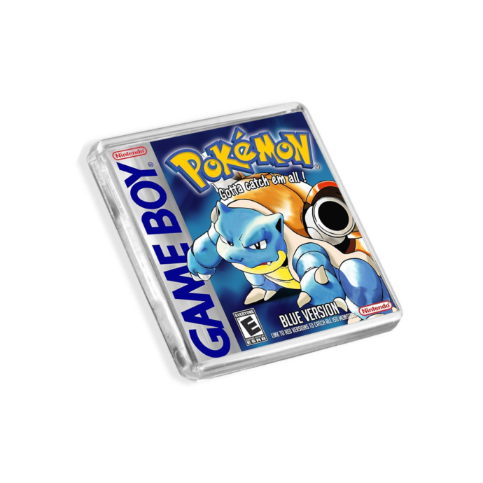 Pokemon Blue Game Boy-Inspired Magnet