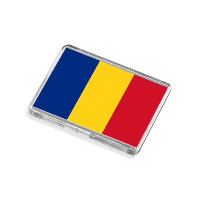 Romania Flag-Inspired Magnet