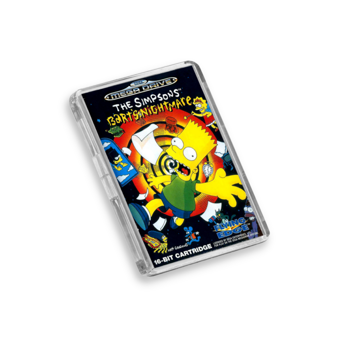 The Simpsons Bart's Nightmare Mega Drive-Inspired Magnet