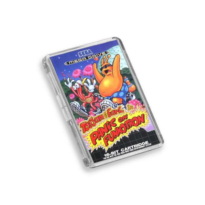 ToeJam and Earl Panic on Funkotron Mega Drive-Inspired Magnet