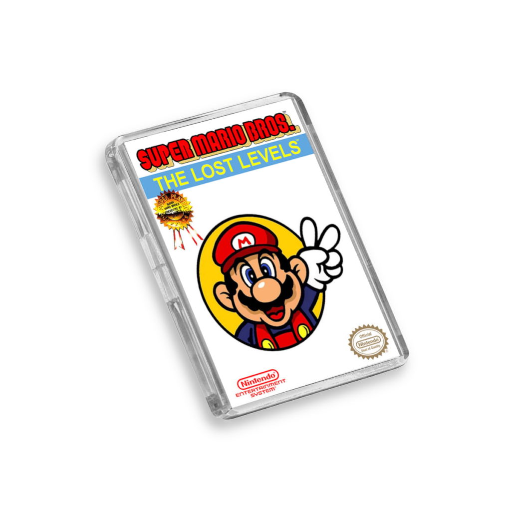 Super Mario Bros. 2: The Lost Levels NES-Inspired Magnet