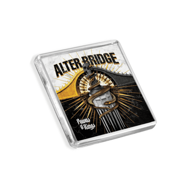 Image of Alter Bridge Pawns and Kings album cover fridge magnet on a white background