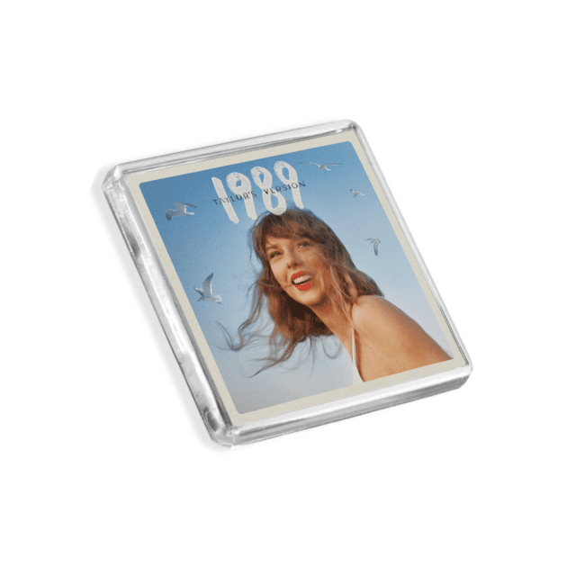 Plastic Taylor Swift - 1989 (Taylor's Version) magnet on a white background