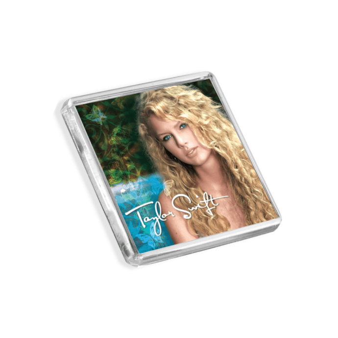 Plastic Taylor Swift - Taylor Swift magnet on a white background
